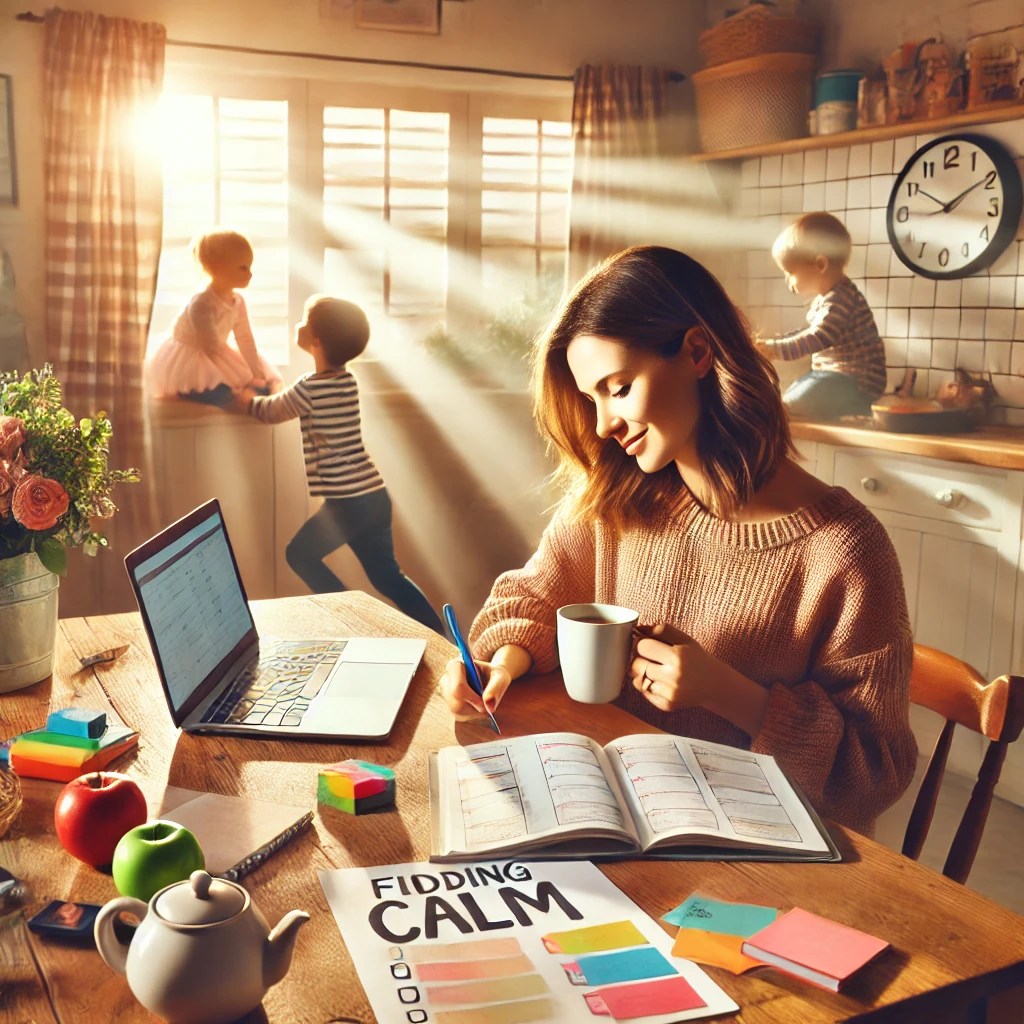Calm working mum