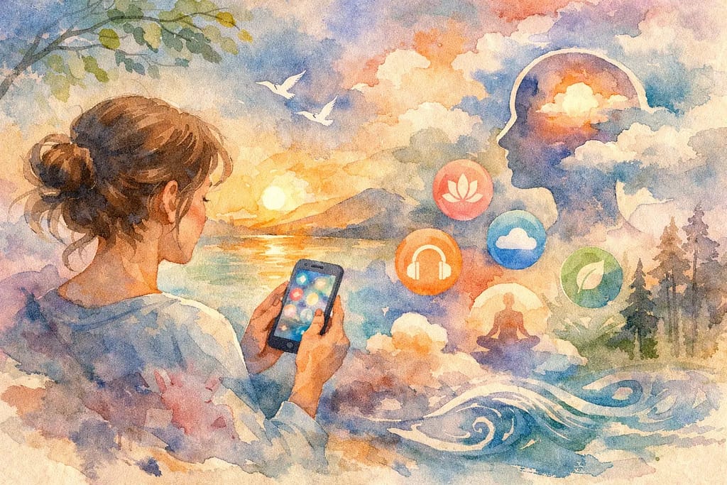 The best anxiety relief apps for busy women who need calm, sleep support and quick nervous-system resets that fit around work and real life.